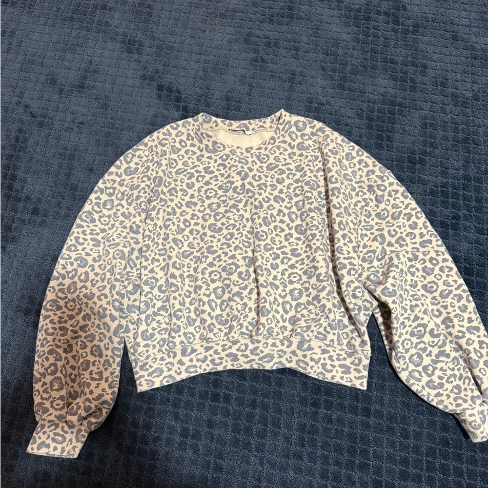 Zara Blue and Cream Patterned Matching Set